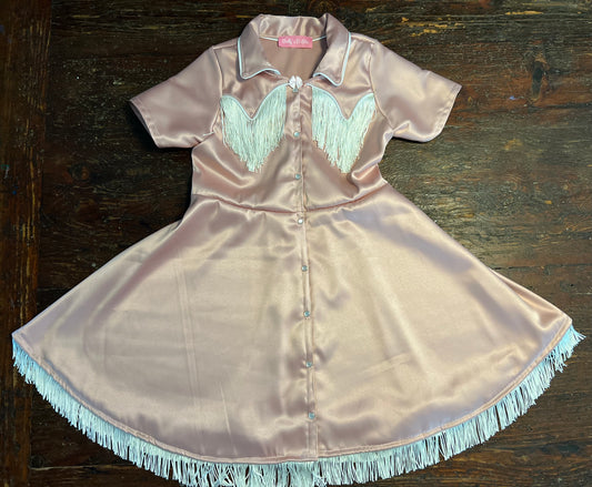 Darlin’ Pearl Snap Short Sleeve Dress - Customizable