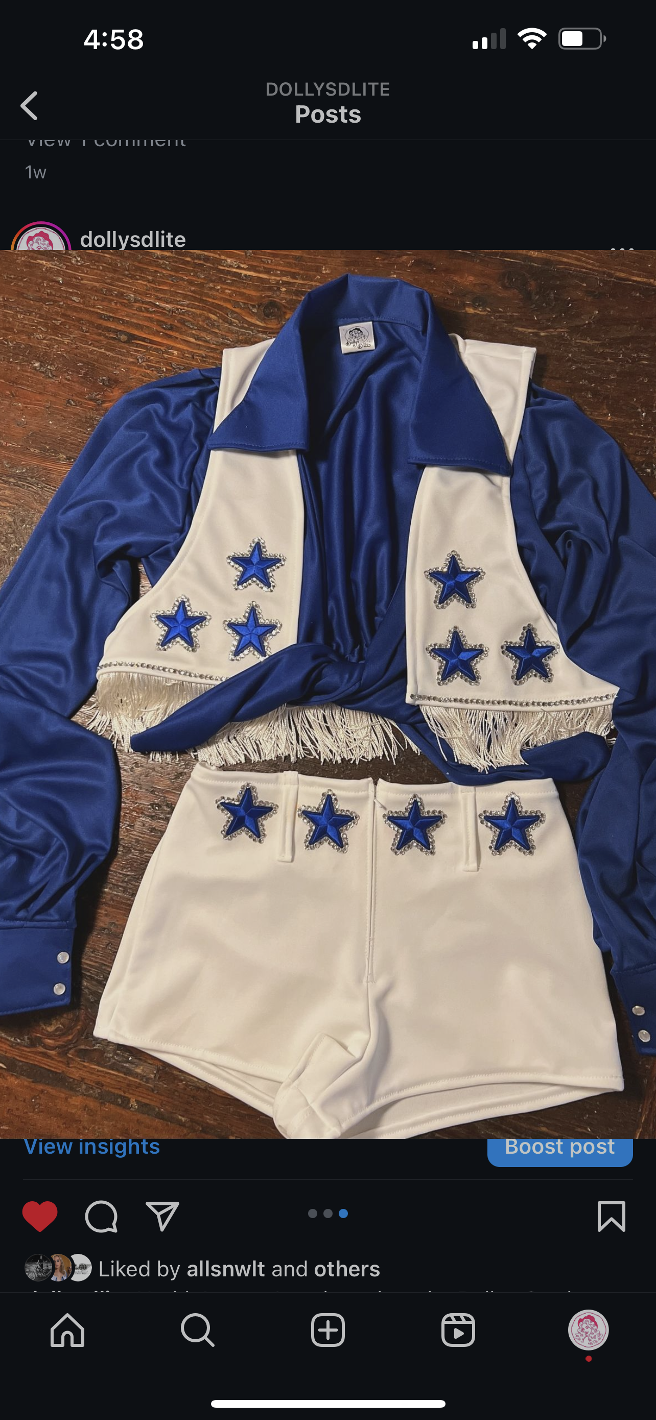 Dallas Cowboys Costume