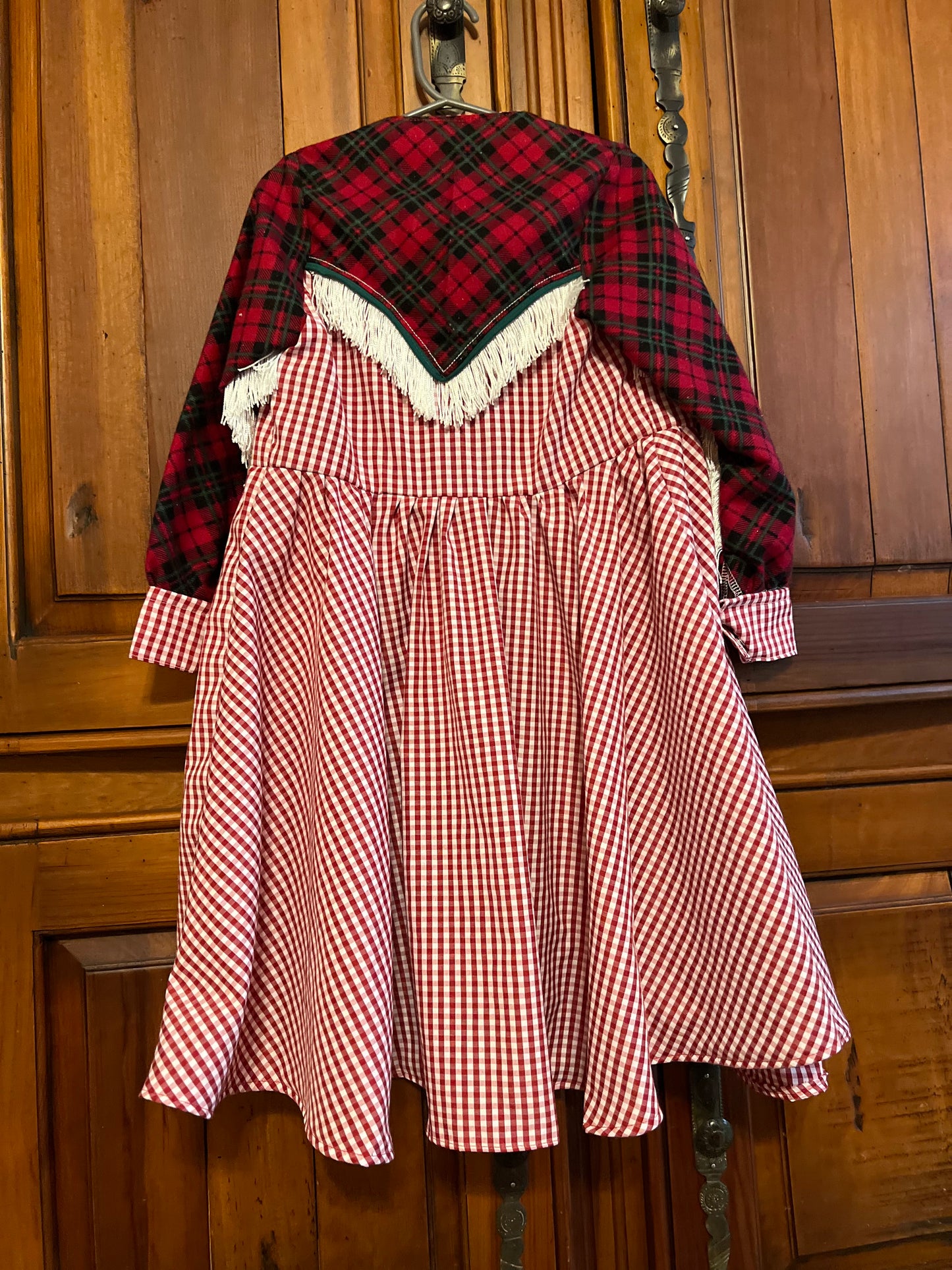 Holly Dolly Darlin’ Gingham Pearl Snap Dress