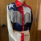 The Lone Star Pearl Snap Jacket - Cropped, Texas Flag