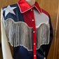 The Lone Star Pearl Snap Jacket - Cropped, Texas Flag