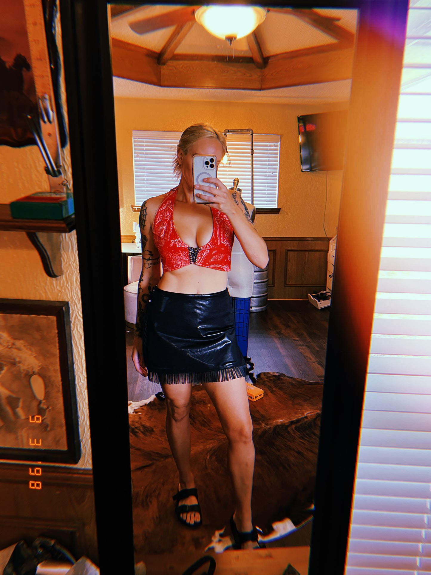 Honky Tonkin’ Fringe Skort