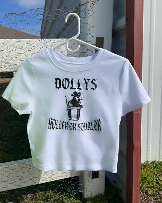 Dolly’s Holler or Squalor Cropped Tee