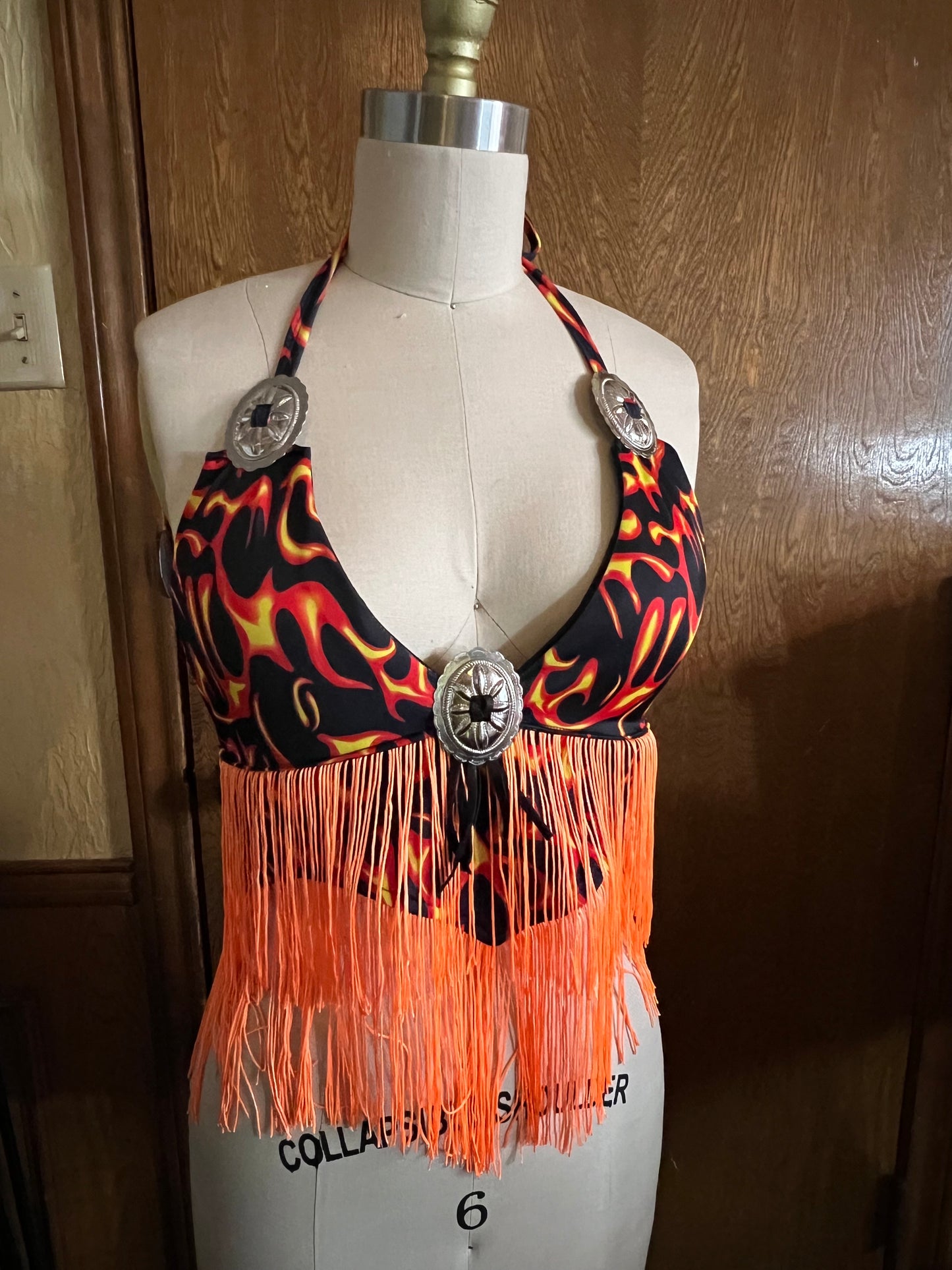 Up In Flames Halter Top