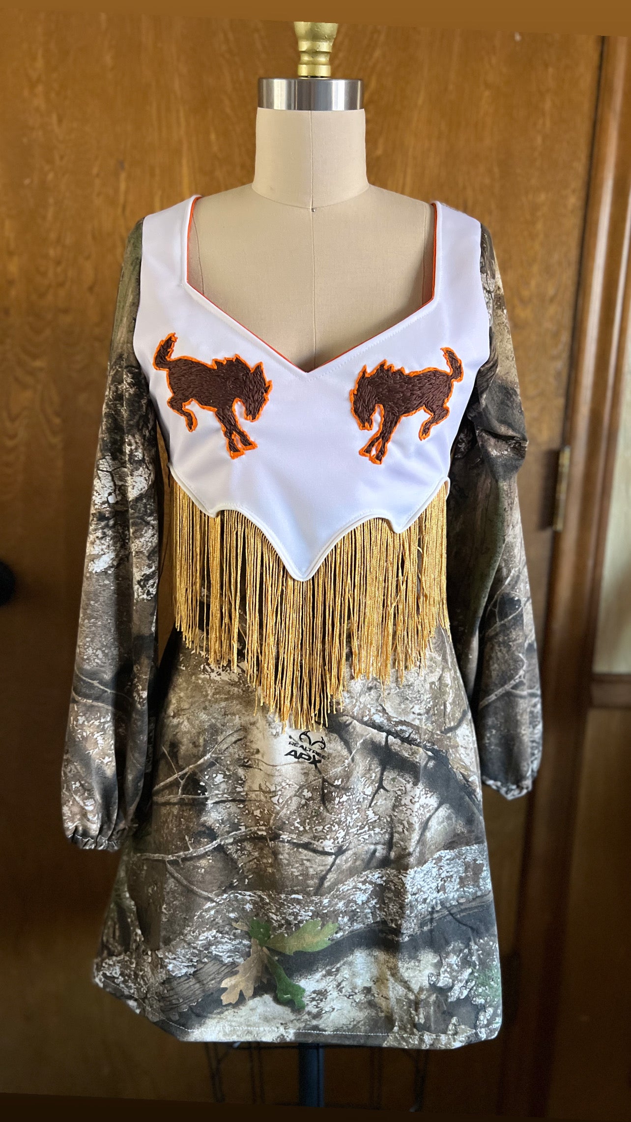 Buckaroo Embroidered Camo Dress