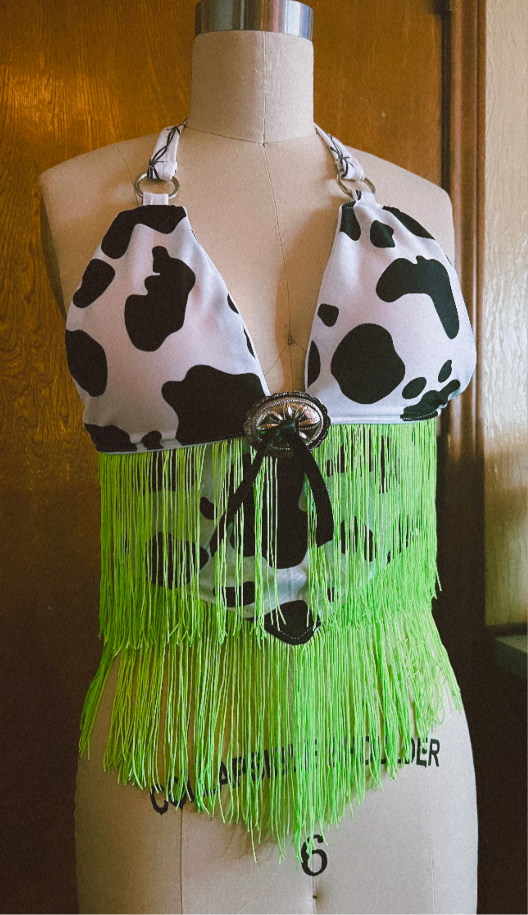 Cow Halter Top