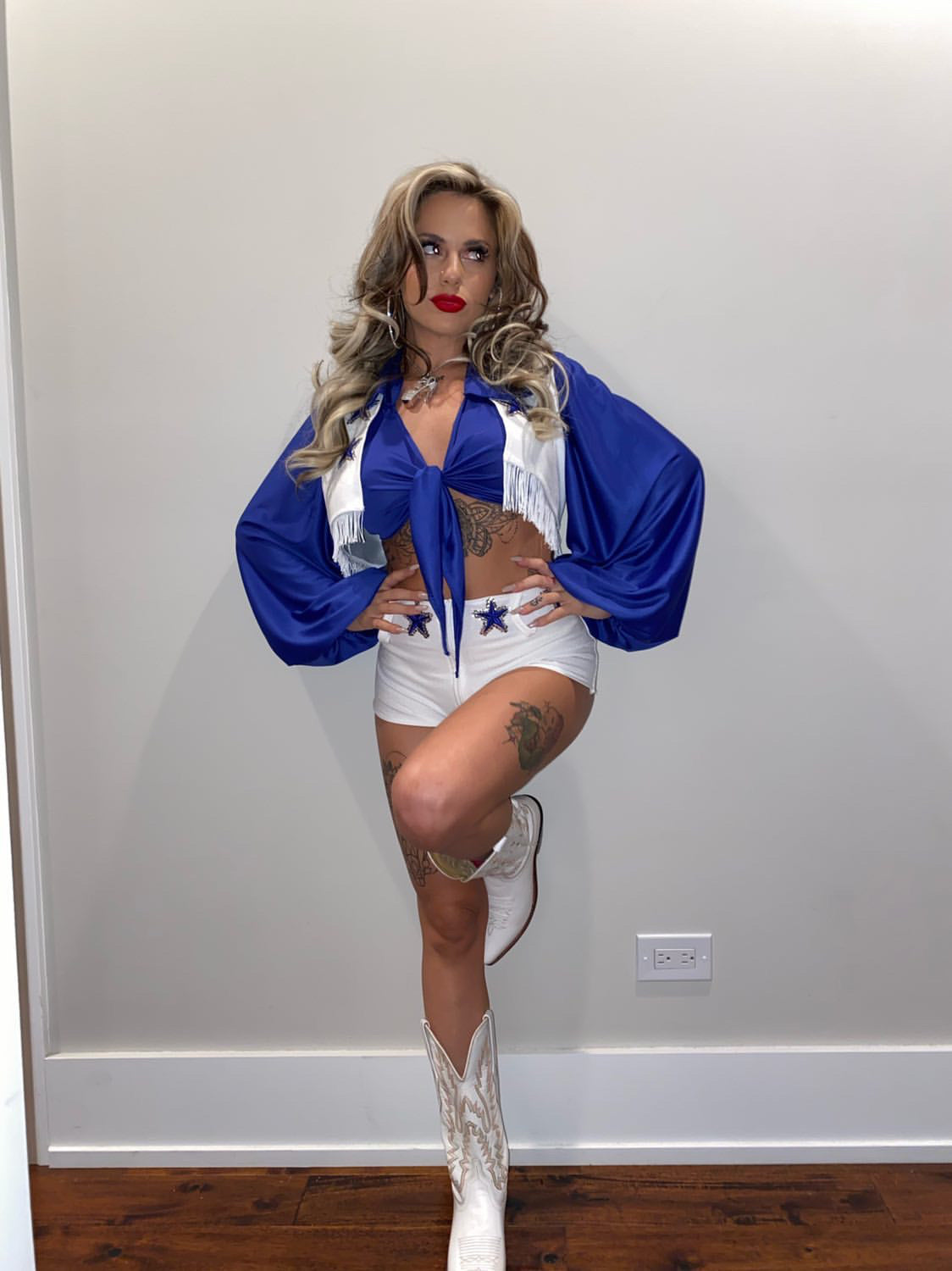 Cowgirl clearance cheerleader costume