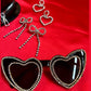 'I’m Your Dolly' Retro Heart Shaped Sunglasses