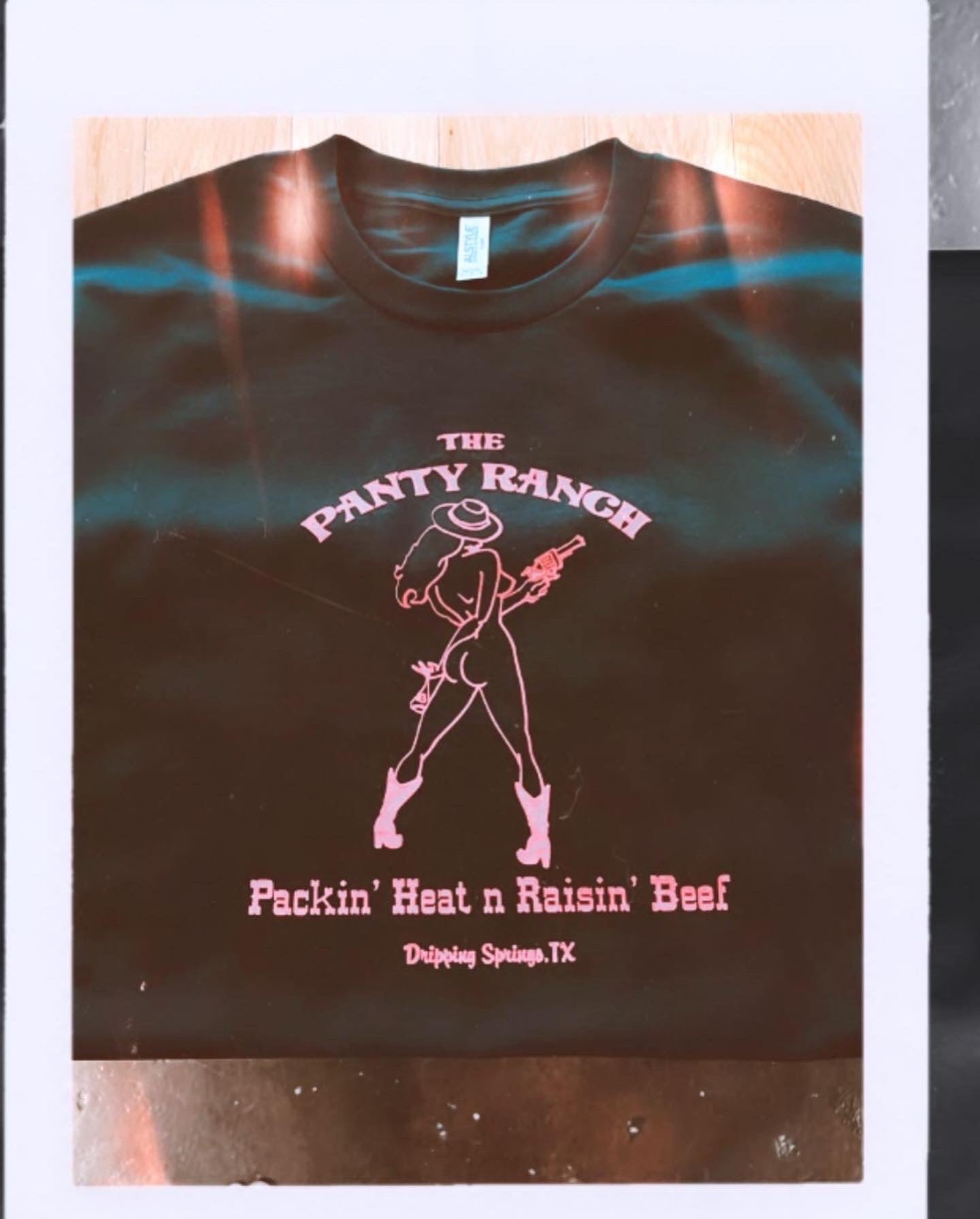 Packin Heat and Raisin Beef Tee - Black