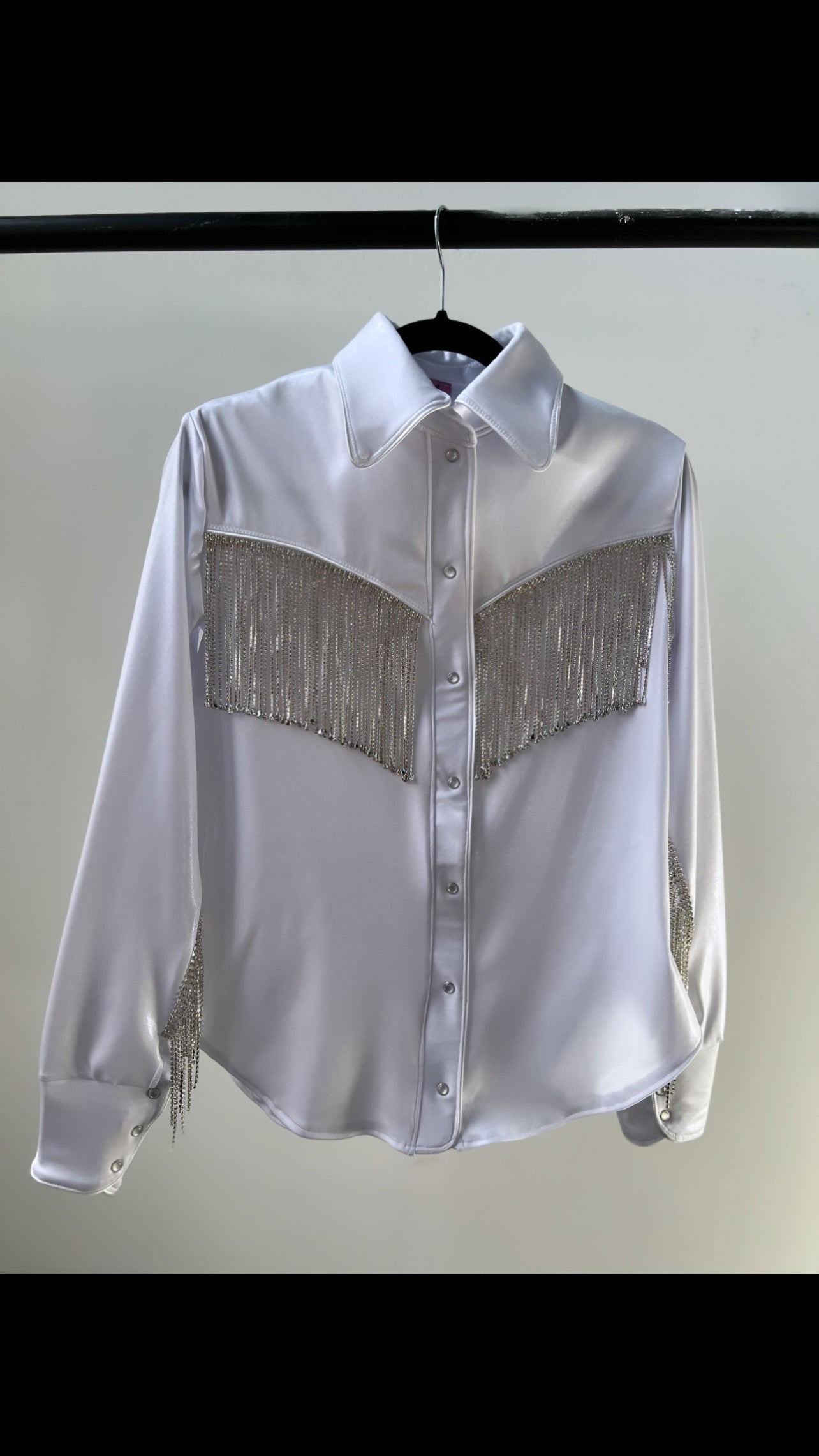 Womens western shirt hot sale with fringe